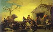 Francisco Jose de Goya Fight at Cock Inn oil painting picture wholesale